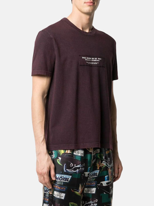 Dolce & Gabbana Тениска Бордо Dolce & Gabbana Тениска Бордо