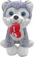 Plüsch-Welpe Husky Love You Valentinstag