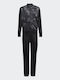 Kids Sweatpants Set Black/Carbon 3 Stripes