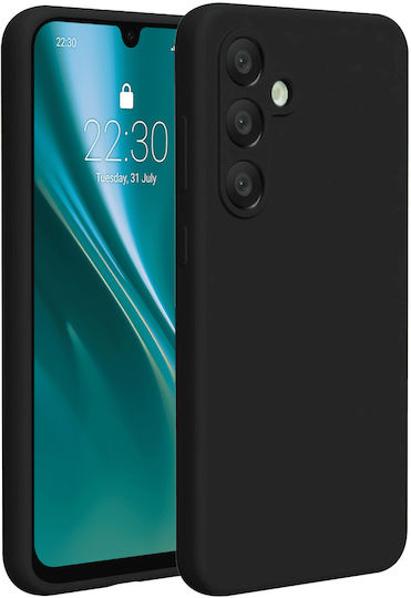 Etteri Mag Umschlag Rückseite Silikon Schwarz Galaxy A37