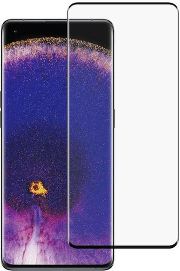 0.33mm Full Glue Full Face Tempered Glass Μαύρο (Oppo Find X5)