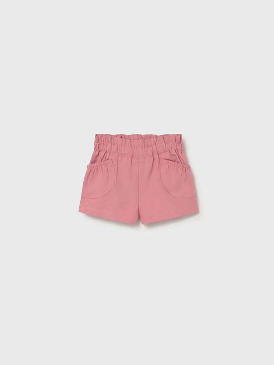 Pantaloni Scurți/Bermude Pentru Copii Din Țesătură Roz Pal