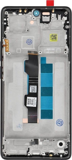 Screen with Touch Mechanism and Frame for Redmi Note 13 Pro 4g (Black)