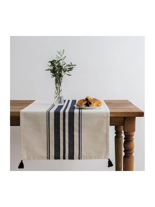 Lenjerii Deosebite Ράνερ Βαμβακερό Navy Blue 50x150εκ.