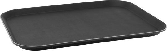 Serving Tray Non-slip Surface 35.6x45.7 Cm Black