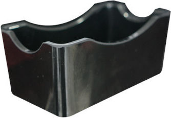 Rectangular Melamine Sugar Packet Holder Raki 12x6.5x5cm Black