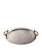Raki Dekorative Tabletts Metallischer Rund 46x46cm