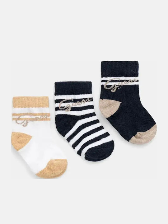 Guess Παιδικές Κάλτσες White Blue Combo