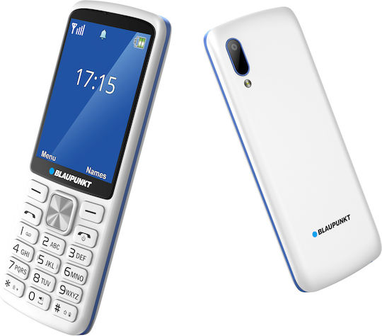 V25 Einzeln SIM Handy mit Tasten Englisch Menü Weiß