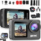 DB-0100 256GB Action Camera 5K Underwater (with Case) with 1.4" Touch Screen and Wi-Fi Black