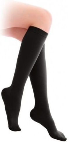 Adco Calf High Socks 15-20 mmHg Black