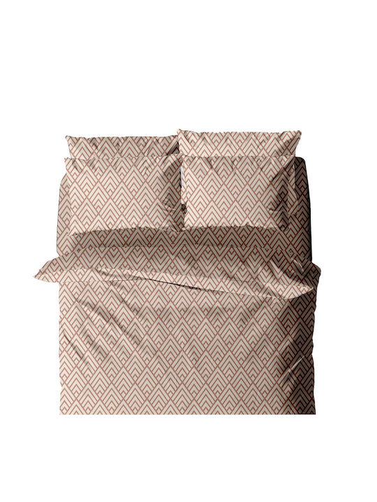 White Fabric Luma Σετ Σεντόνια Μονά 160x260εκ. ...