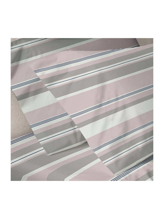 White Fabric Hush Σετ Σεντόνια Μονά 160x250εκ. ...