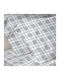 White Fabric Dreamy Σετ Σεντόνια Μονά 160x260εκ. Γκρι (3τμχ)