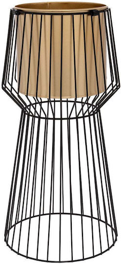 Iliadis Metallischer Goldener Pflanzentopf mit Gestell 25x25x51cm
