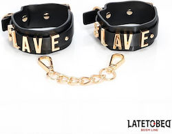 LateToBed Slave Χειροπέδες σε Χρυσό Χρώμα