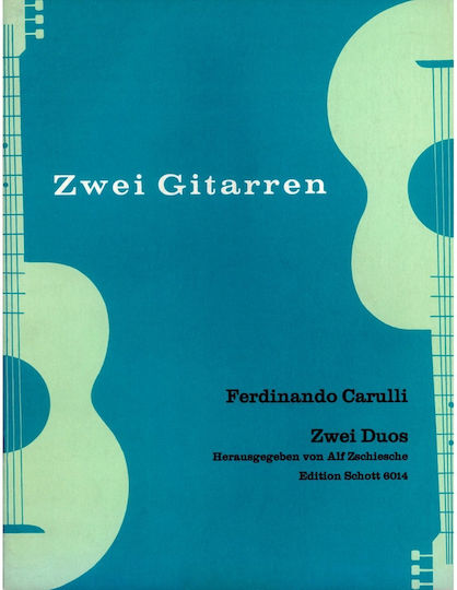Ferdinando Carulli Zwei Duos Fur Gitarren Ντουέττα 2 Κιθάρες