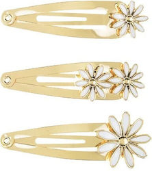 Daisy Kinder Haarspangen mit Haarspange Blume in Gold Farbe 3 Stück Daisy Kinder Haarspangen mit Haarspange Blume in Gold Farbe 3 Stück