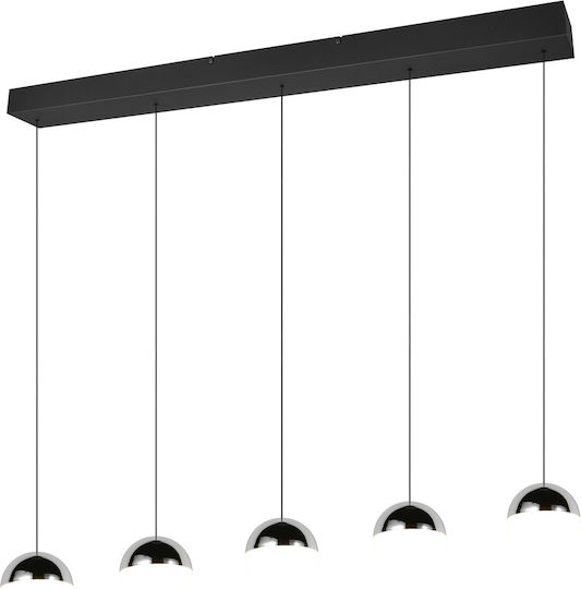 Trio Lighting Senta Silver Ceiling Light