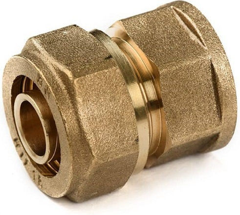 Ρακόρ Θηλ 1/2" Χ Φ18 Χ 2,5 Mm Πλαστικής Σωλήνας Ορειχάλκινο