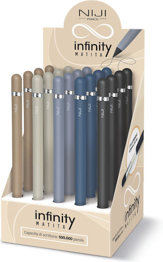 Infinity Молив Soft Touch С Гумичка 4 Цвета 20 Бройки Дисплей