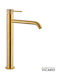 Industrial Vicario Mixing Sink Faucet Tall Gold