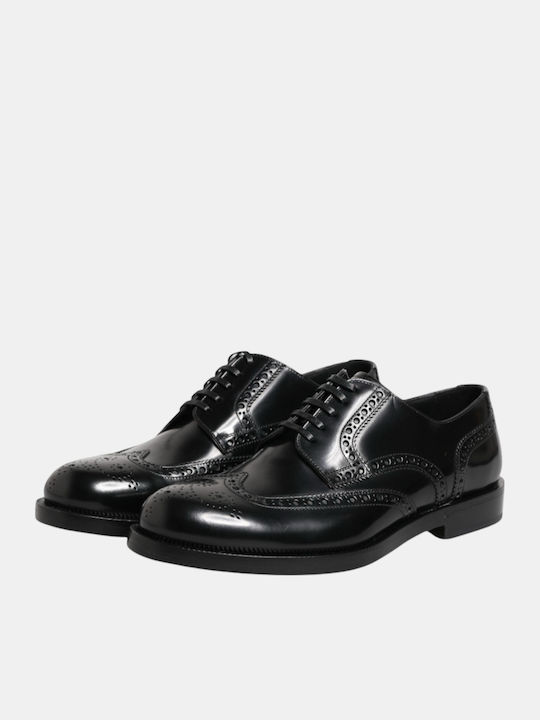 Dolce & Gabbana Pantofi Oxford Bărbați Negri