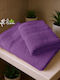 Cosy Life Πετσέτα Προσώπου Soft Line Μωβ 2τμχ Βάρους 500gr/m²