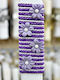 Lumanare De Paste Rotundă Handmade 26δ031 Violet
