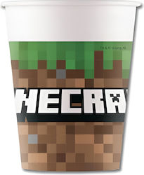 Minecraft Ποτήρι για Party 8τμχ Minecraft Ποτήρι για Party 8τμχ