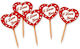 Love Διακοσμητικό Γλυκών για Party 25τμχ