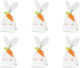 Snack Bags Bunny Party Tableware Pieces 6