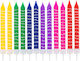 Κεράκια Γενεθλίων Crayons 12 Τεμ