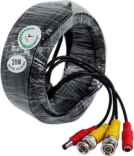 Anga Cablu Conectare Sisteme CCTV 20m PS-V20C
