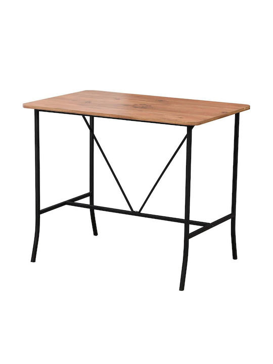 Retro Masă Bar Din Lemn Nuc 110x70x92cm