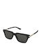 Alexander McQueen 001 Unisex Ochelari de Soare cu Ramă Neagră și Lentilă Neagră
