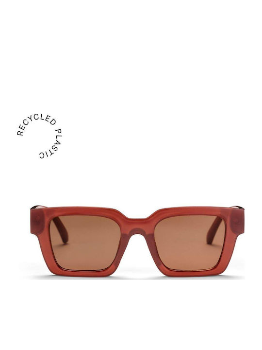 Chpo Unisex Sunglasses With Burgundy Frame And ...