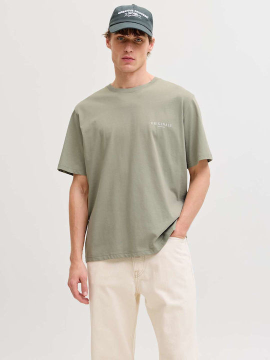 Jack & Jones Tricou Cu Guler Rotund Seagrass