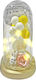 Bunny's Easter Glass Rabbit 11x22cm