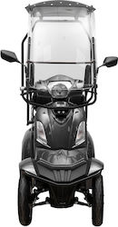 Scooter Електрически Четириколесен Мотоциклет С Мощност 1000W С Крайна Скорост 25km/h С Автономия 60km В Сив Цвят