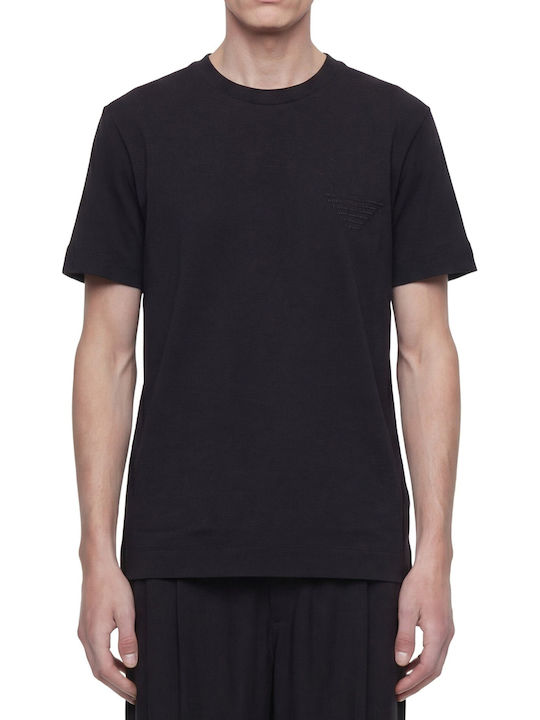 Emporio Armani Тениска С Къс Ръкав Черна