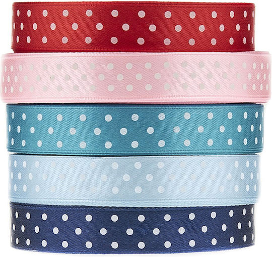 40813-10 Satinkordel Polka Dot (Verschiedene Designs oder Farben)