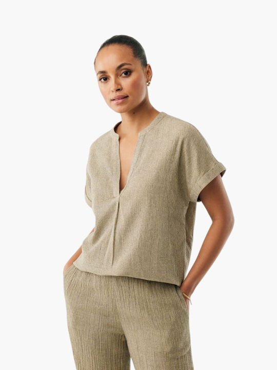 Mexx Women's Blouse Gold