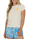 Tricou Damă Off White
