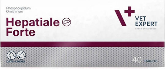 VetExpert Hepatiale Forte Advanced Πολυβιταμίνες Σκύλου και Γάτας σε Κάψουλες 40 tabs για Ηπατικές Παθήσεις
