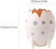 Pencilia Desk Organizer Holder Pink Dinosaur Egg 13x8cm