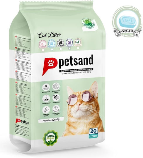 Petsand Cat Litter with Marseille Soap Scent 20lt