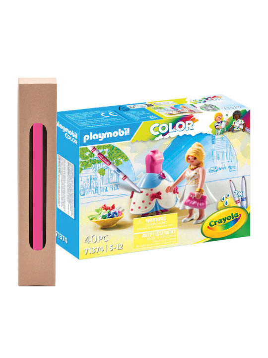 Easter Candle with Toy Color Fashion Designer for Ages 5-12 Playmobil