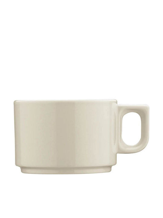 Kutahya Porselen Tea Cup Made of White Porcelain