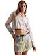 Long Sleeve Women's Shirt Magical Fuxia